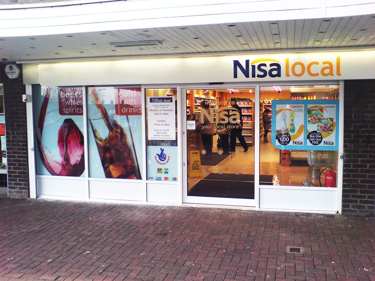 Nisa Retail Automatic Doors