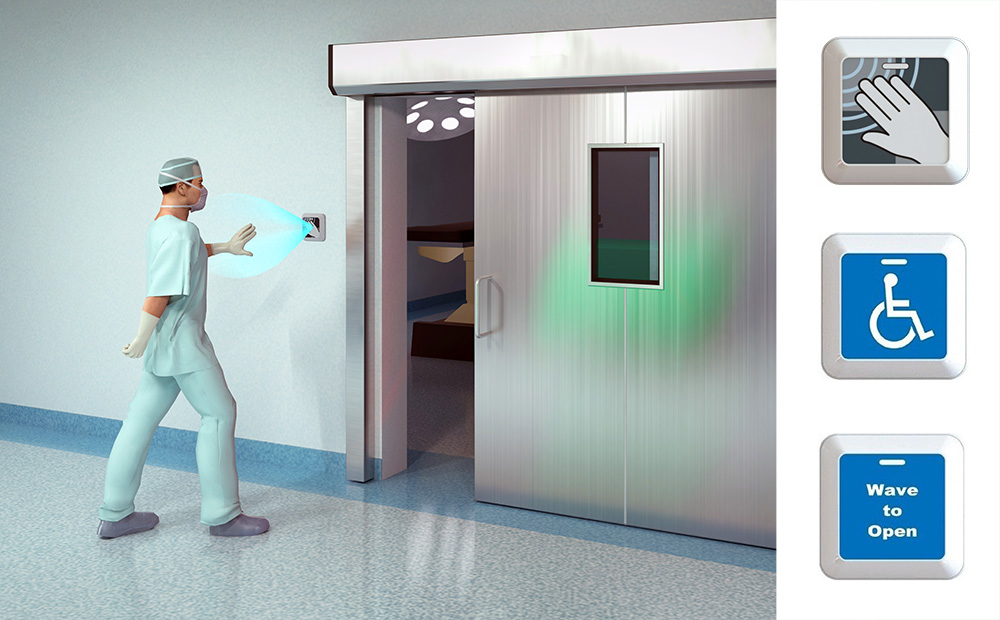 ClearWave Hygenic access control